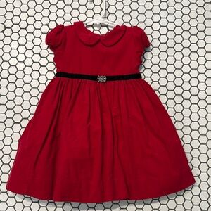 Ralph Lauren Red Corduroy Dress